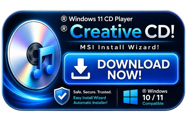 DOWNLOAD THIS AWESOME ™ CREATIVE © CD PLAYER NOW! - ® WINDOWS INSTALLER (.MSI)